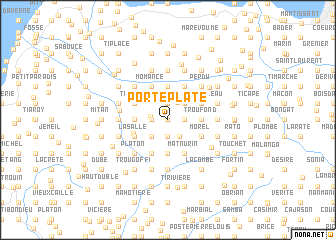 map of Porte Plate