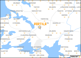 map of Portila