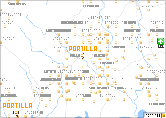 map of Portilla