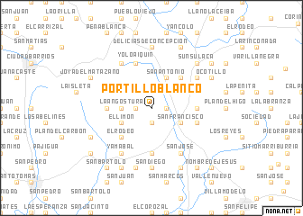 map of Portillo Blanco