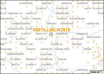 map of Portillo El Pizote