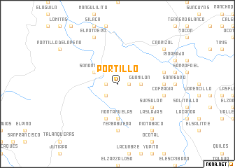 map of Portillo