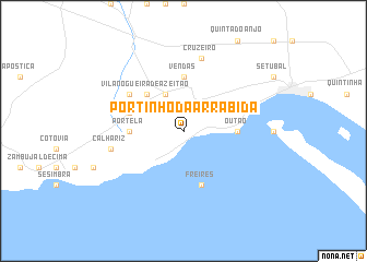 map of Portinho da Arrábida