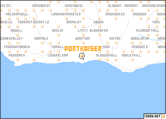 map of Port Kaiser