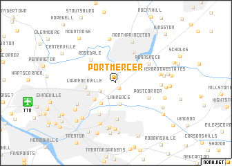 map of Port Mercer