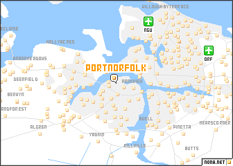 map of Port Norfolk