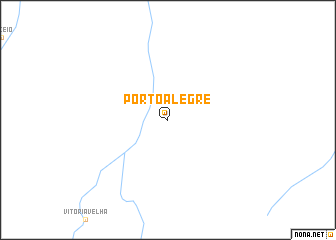 map of Pôrto Alegre
