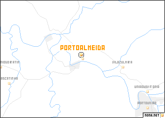 map of Pôrto Almeida