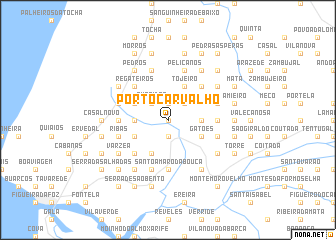 map of Porto Carvalho