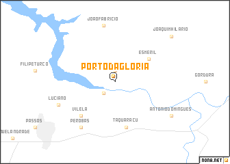 map of Pôrto da Glória