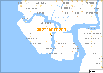 map of Porto de Corcô