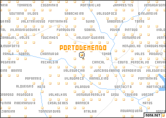 map of Porto de Mendo