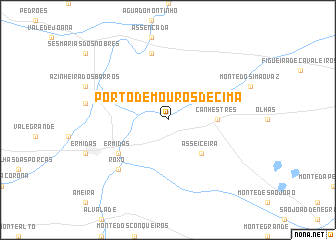 map of Porto de Mouros de Cima