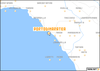 map of Porto di Maratea