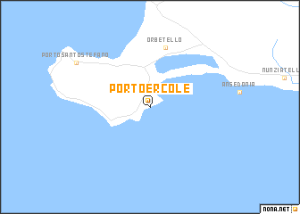 map of Porto Ercole