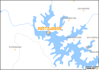 map of Pôrto Joana