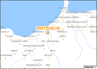 map of Porto Salvo