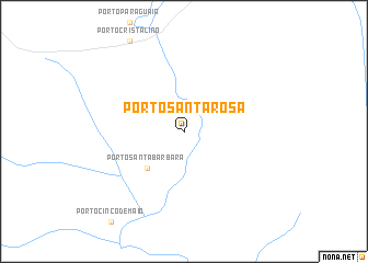 map of Pôrto Santa Rosa