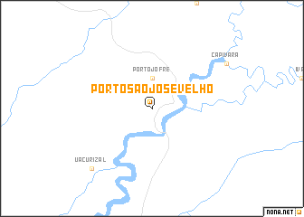 map of Pôrto São José Velho