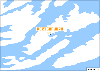 map of Port San Juan