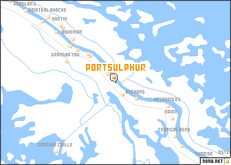 map of Port Sulphur