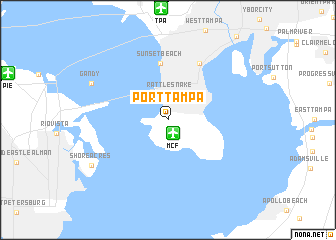 map of Port Tampa