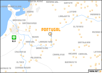 map of Portugal