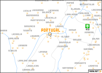 map of Portugal