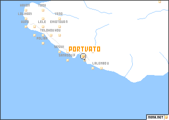 map of Port-Vato