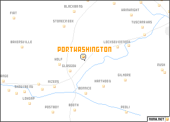 map of Port Washington