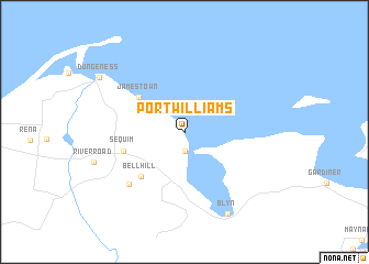 map of Port Williams