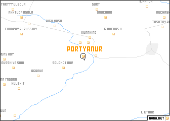 map of Portyanur