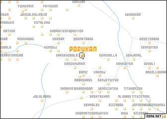 map of Porūkān