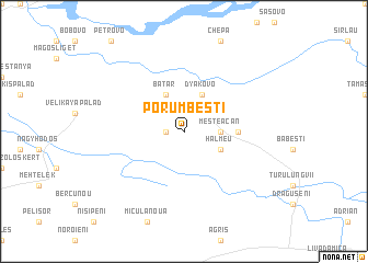 map of Porumbeşti