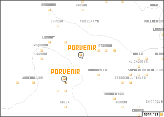 map of Porvenir