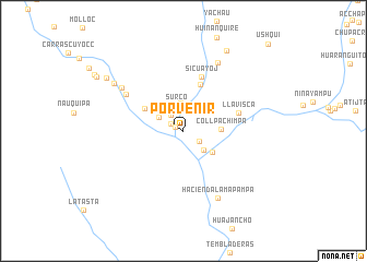 map of Porvenir