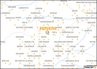 map of Porvenir