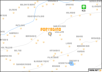 map of Poryadino