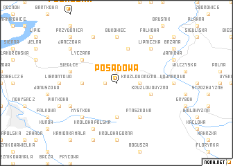 map of Posadowa