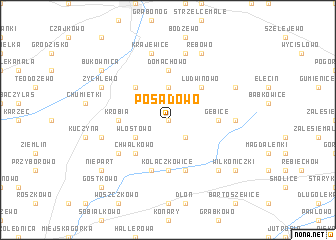 map of Posadowo