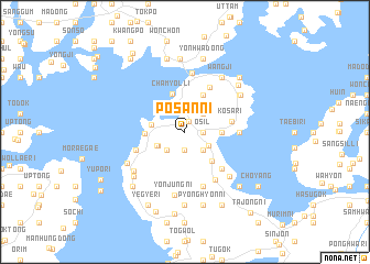 map of P\