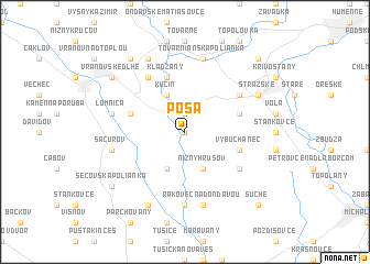 map of Poša