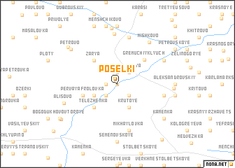 map of Posëlki
