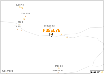 map of Posel\