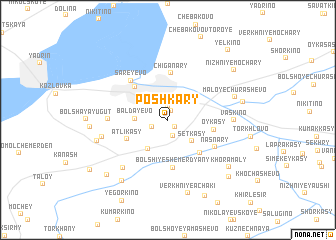 map of Poshkary