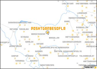 map of Posht Darb-e Soflá