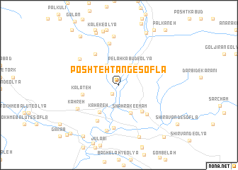 map of Poshteh Tang-e Soflá