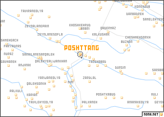 map of Posht Tang