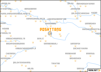 map of Posht Tang