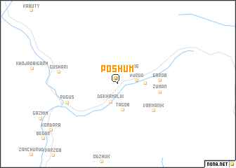 map of Poshum